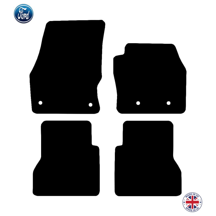 thumbnail image 2 of Bamboli LTD 3D TPE Floor Mats For Ford Connect 2014-2019 – All-Weather Liner Set (4 PCS, Black) 2 of 4